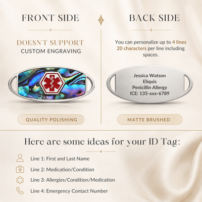 Cutstomizable Medical ID Bracelet