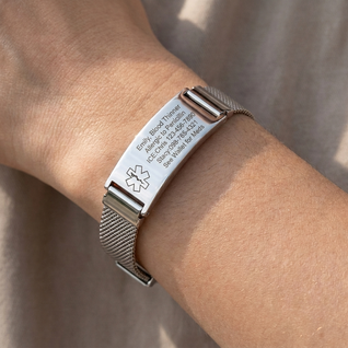 Emdica Customizable Medical Bracelet